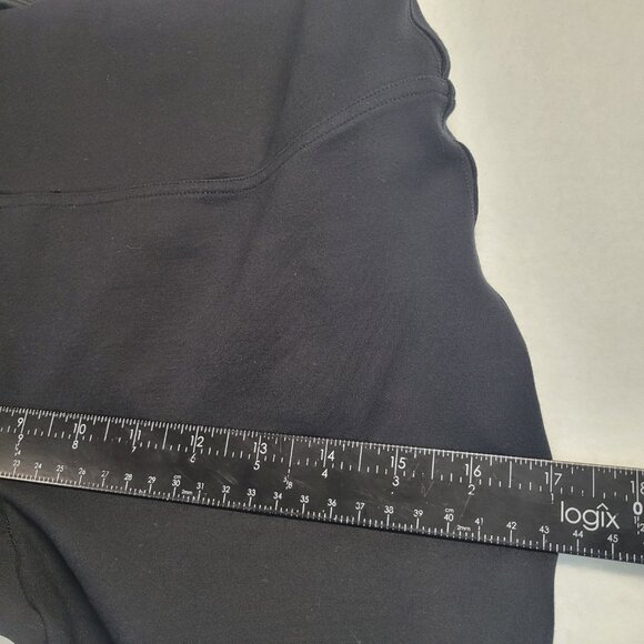 Spanx Ponte Leggings Womens Medium Black High Waist Ankle Length Pull On 20264R - Picture 7 of 9